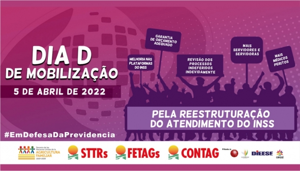 Federações, CONTAG e Sindicatos convocam para mobilização nacional pela reestruturação do atendimento do INSS