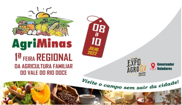 Vem aí a 1ª AGRIMINAS regional do Vale do Rio Doce