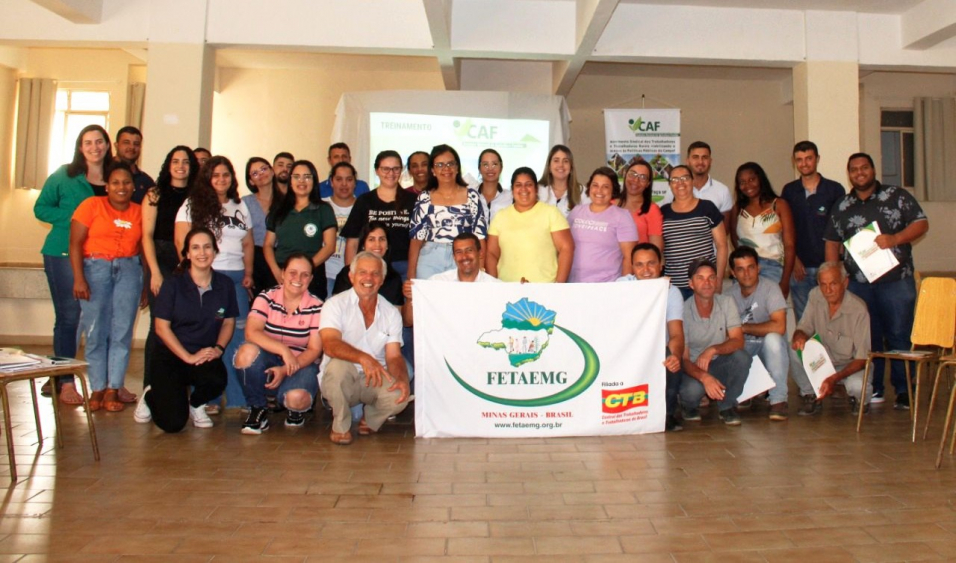 Treinamento sobre DAP E CAF no Leste de Minas