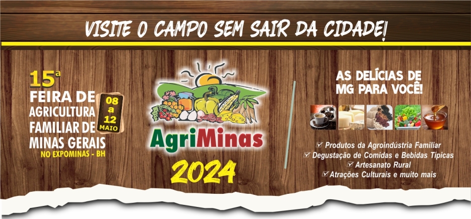 Participe da 15ª AgriMinas – 2024