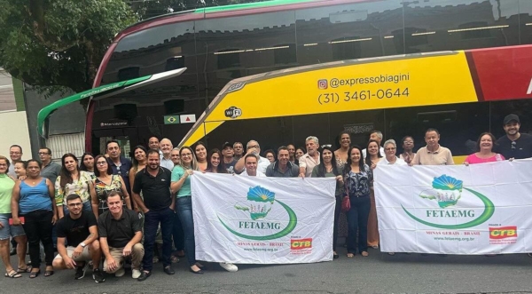 Delegação mineira rumo ao 14º CNTTR