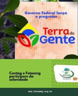 O presidente Luiz Inácio Lula da Silva participa nesta sexta-feira, 7 de março, às 11h, da cerimônia de entregas e anúncios do programa Terra da Gente. O evento será realizado no Complexo Ariadnópolis, no município de Campo do Meio (MG).