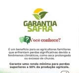 Pagamento do Garantia- Safra 2023/2024