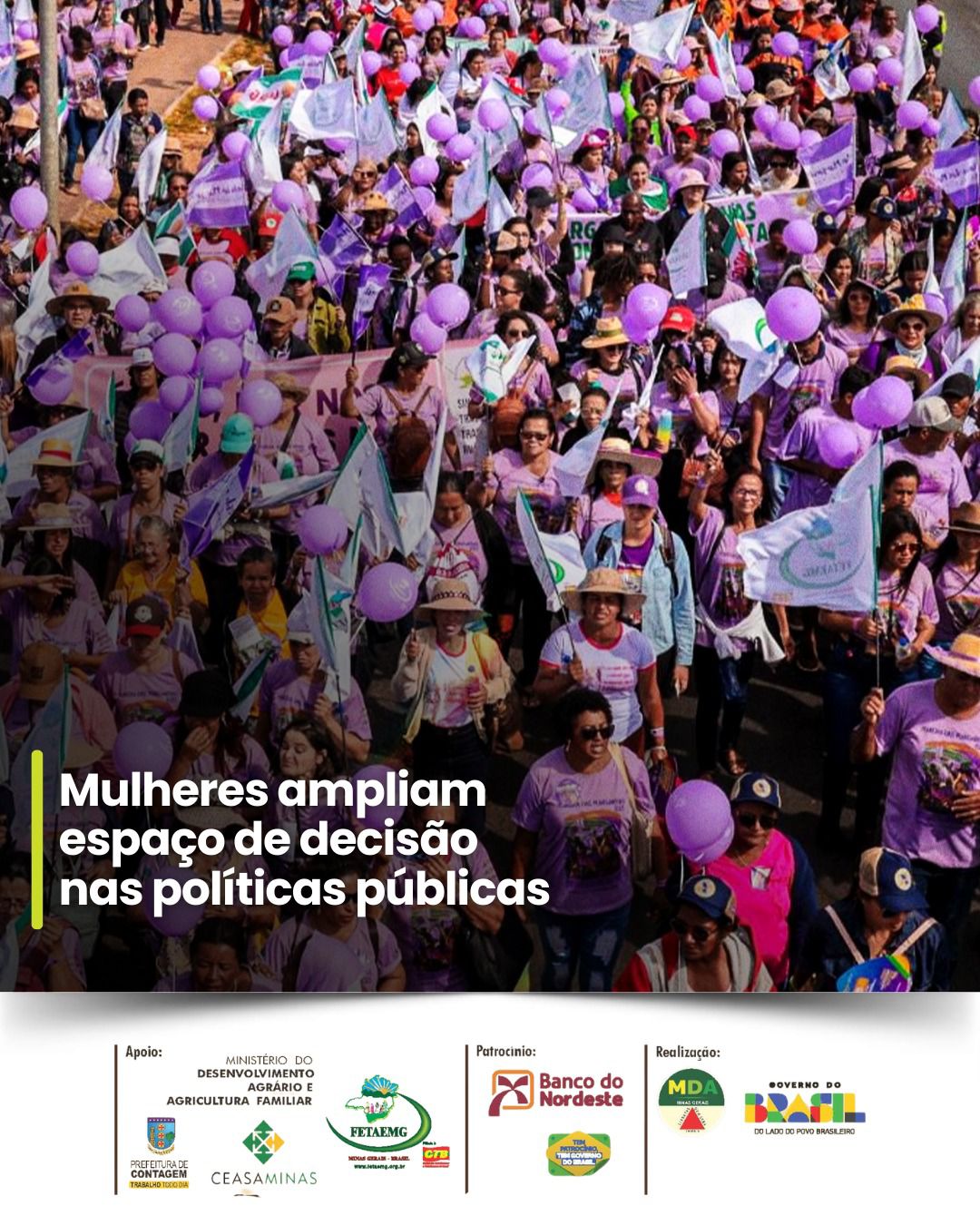 Mulheres ampliam espaço de decisão nas políticas públicas