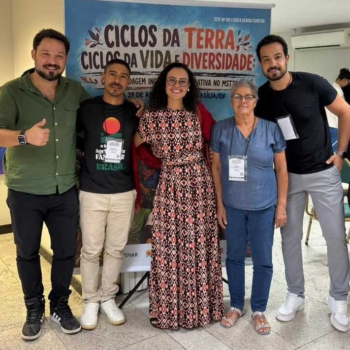 A Fetaemg marca presença no encontro “Ciclos da Terra, Ciclos da Vida e Diversidade: uma abordagem inclusiva e afirmativa no MSTTR”, promovido pela Contag, entre os dias 27 e 29 de abril, em Brasília (DF).
