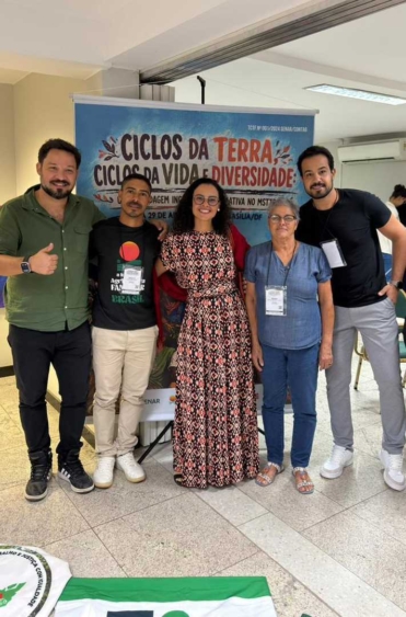 A Fetaemg marca presença no encontro “Ciclos da Terra, Ciclos da Vida e Diversidade: uma abordagem inclusiva e afirmativa no MSTTR”, promovido pela Contag, entre os dias 27 e 29 de abril, em Brasília (DF).