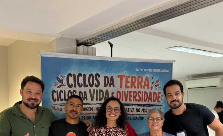 A Fetaemg marca presença no encontro “Ciclos da Terra, Ciclos da Vida e Diversidade: uma abordagem inclusiva e afirmativa no MSTTR”, promovido pela Contag, entre os dias 27 e 29 de abril, em Brasília (DF).
