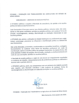 Comunicado!
