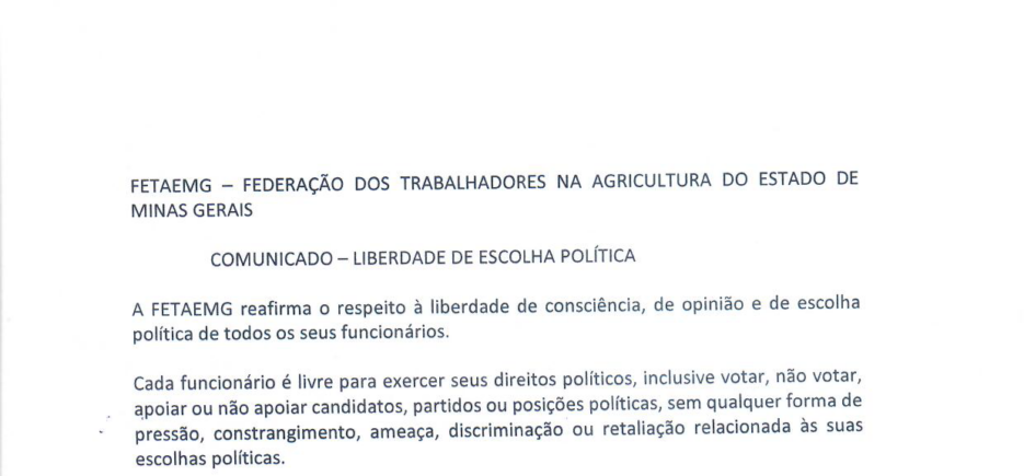 Comunicado!